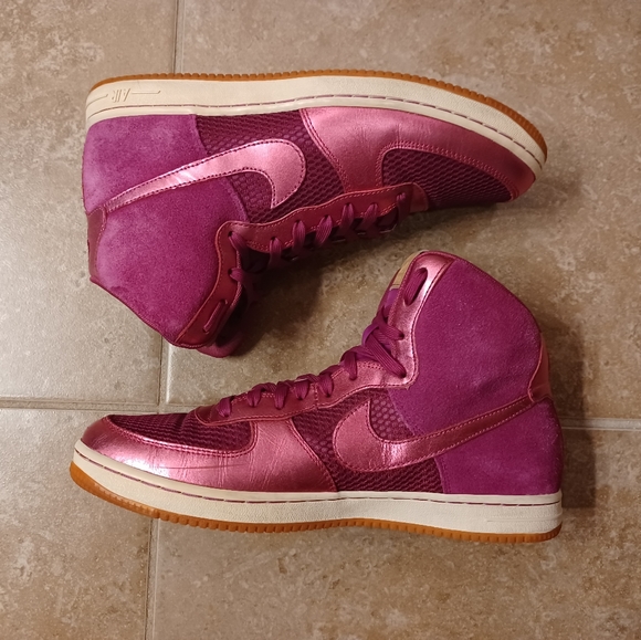 RARE Nike Air Force 1 Light High 'Rave Pink' Wo.9 - Picture 4 of 8